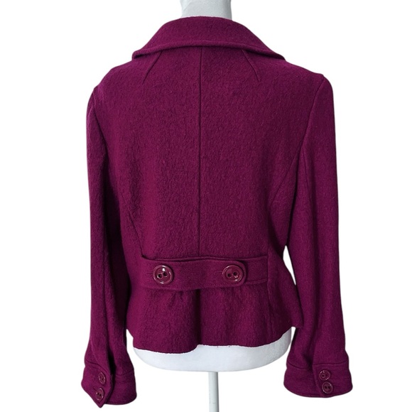 Ann Taylor Double Breasted wool blend coat - Picture 2 of 4